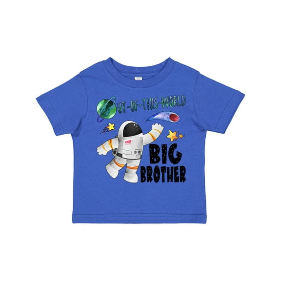 Inktastic Out of This World Big Brother Astronaut in Space Boys Toddler T-Shirt