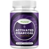Extra Strength Vegan Activated Charcoal Capsules for Detox - 1200mg per Serving for Digestive Health & Occasional Upset Stomach Relief for Adults - Coconut Charcoal Supplement