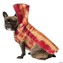 Rasta Imposta Adult Bacon Dog Costume - Size Large - Red