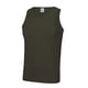 thumbnail image 1 of Just Cool - Camiseta deportiva Básica transpirable tecnología Neoteric™ sin mangas/de tirantes para hombre - Running/Gym/Deporte (Oliva) AWDis UTRW687_olive, 1 of 2