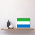 thumbnail image 2 of Sierra Leone National Flag Patriotic Vexillology World Flags Country Region Poster Artwork Framed Wall Art Print A4, 2 of 4