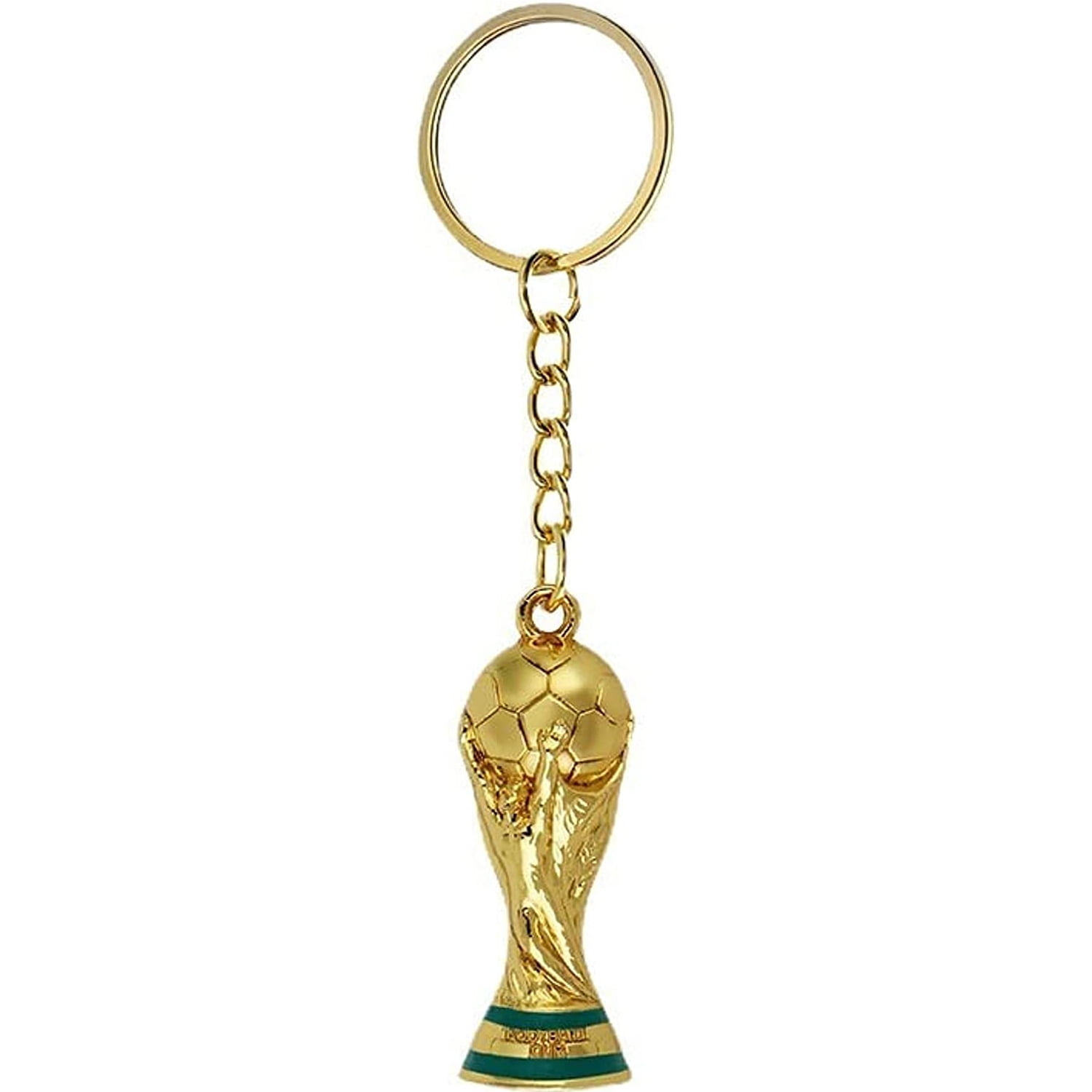 Licensed souvenirs of miniature World Cup Trophy for the 2018 FIFA