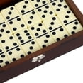 thumbnail image 2 of Hathaway Premium Domino Set with Wooden Carry Case, 2 of 6