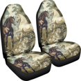 thumbnail image 3 of FOR U DESIGNS Horse Forest Pattern 2 Pcs Car Seat Covers Lightweight Automotive Front Seat Cover Comfortable Auto Seat Protector Car Accessories Fit for SUV Truck Sedan, 3 of 7