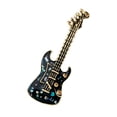 thumbnail image 1 of Qarigey Men Brooch Guitar Decorative Jewelry Party Suit DIY Scarf Dressing Birthday Holiday Craft Alloy Clothing Decoration Type3 NO3 Qarigey AP0754-02, 1 of 6