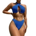 thumbnail image 1 of MKLEKYY Trajes De Baño Swimsuit New 2024 Steel Tray Sexy Backless European And Bikini Split Swimsuit Women'S Foreign Trade Bikini Swimsuit Set, 1 of 5