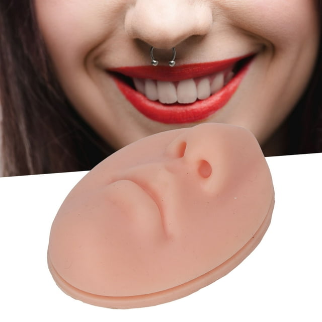 Modelo De Práctica De Silicona Para Perforación, Modelo De Nariz De Silicona Para Perforación Flexible, Elástico Para Estudiantes Para La Escuela