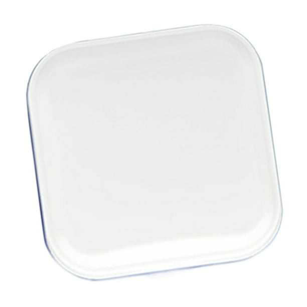 Estuche rígido para dispositivo de audio portátil de bolsillo. Blanco Azul