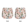 thumbnail image 5 of Lsque Floral With Butterflies Printed Women's Running Shorts with Liner Pockets,Elastic Quick Dry Workout Athletic Gym Yoga Shorts,Womens High Waist Shorts-XX-Large, 5 of 9