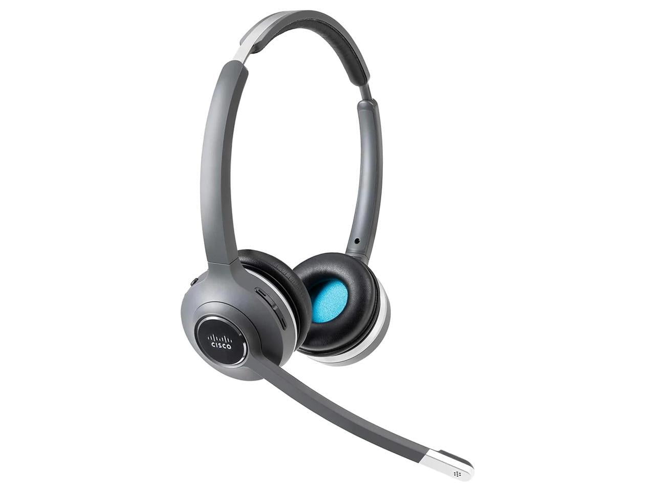 Cisco 562 Headset - Stereo - Black - Wireless - DECT 6.0 - 300 ft48 kHz - Over-the-head - Binaural - Supra-aural - Uni-directional, Electret, Condenser Microphone