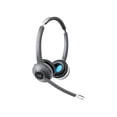 thumbnail image 3 of Cisco 562 Headset - Stereo - Black - Wireless - DECT 6.0 - 300 ft48 kHz - Over-the-head - Binaural - Supra-aural - Uni-directional, Electret, Condenser Microphone, 3 of 4