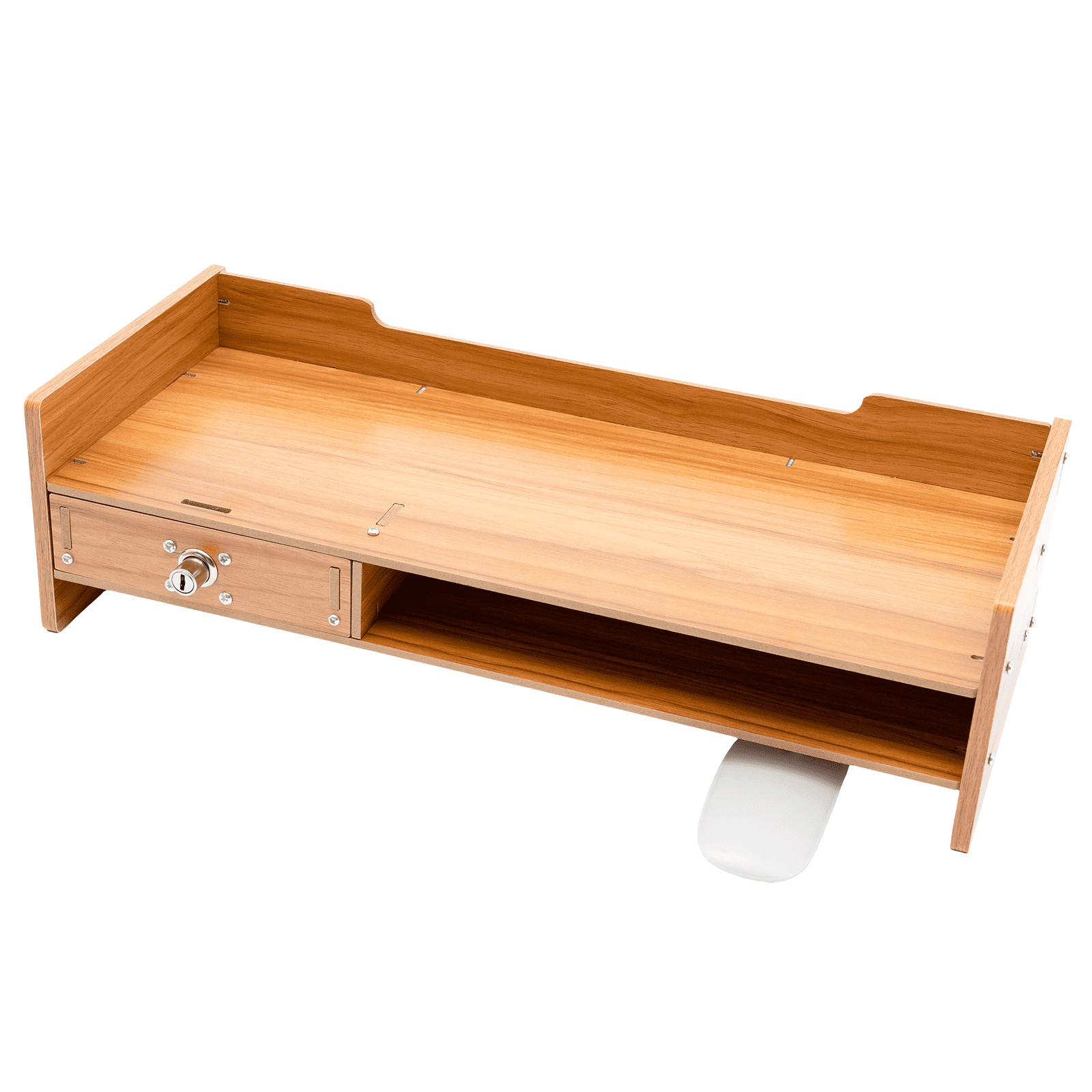 Oakywood Desk Shelf, Dual Monitor Stand Wood, Home Office, Desk Accessories  Organizer, Office Storage and Organization, Gift for Him 