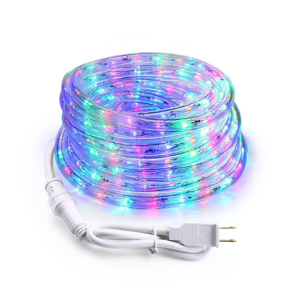 Brizled Rope String Lights,18ft 216 LED Fairy Decorative String Lights