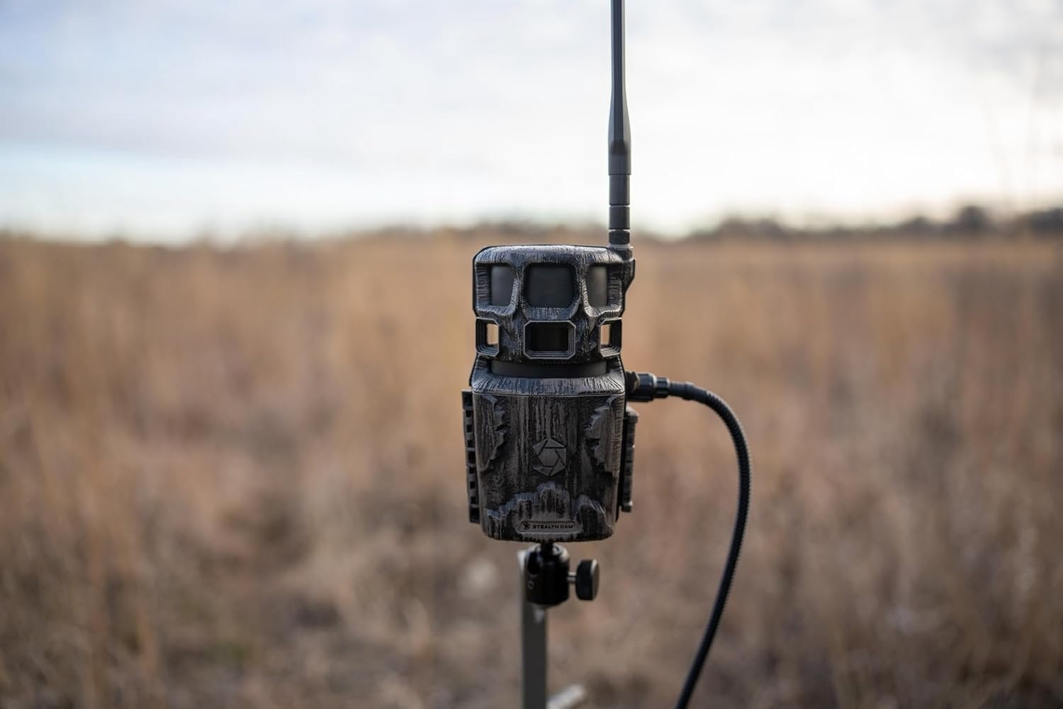 Stealth Cam Revolver Pro 2.0 360 Cellular Camera 40MP, 1-6 Zone On-Demand and Live View, 0.4 Sec Trigger, Built in Memory, HD Photo and Video Includes Solar Panel, Tripod, & Cleaning Cloth 2PK