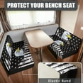 thumbnail image 2 of XYZCANDO American Flag Eagle RV Dinette Cushion Covers Washable Sofa Slip Covers for 2 Seat Cushion Couch Stretchable Travel Trailer Accessories Loveseat Sofa Chair Cover Furniture Protector Black, 2 of 7