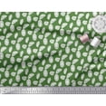 thumbnail image 3 of Soimoi Green Cotton Voile Fabric Crystal Stone Geometric Printed Fabric 1 Yard 56 Inch Wide, 3 of 3