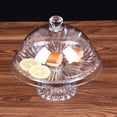 thumbnail image 3 of Soporte de Pastel de Cubierta de Comida Multifuncional Giratoria Cubierta Transparente Redonda Cubierta de Plato Tazón para Mesa de C , 12 pulgadas Macarena Puesto de pasteles, 3 of 8