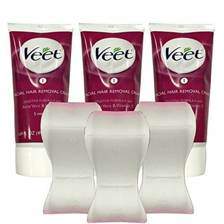 Veet  Facial Hair Remover 1.69-ounce Cream Kit (No Retail