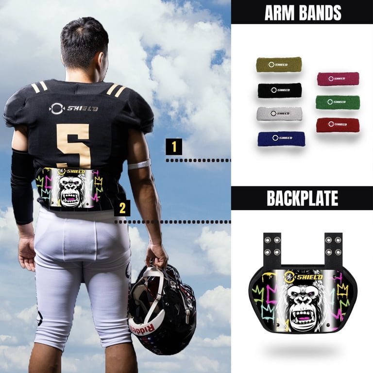 Lower Back Guard Football Football Back Plate Protector - Hard Shell ...