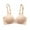 Beige, variant on Bxsruta Wireless Bras for Women, Women's Large Size Thin Comfortable Breathable Push-up Adjustable Bra, Blue