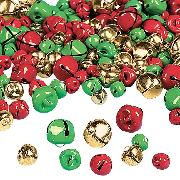 Christmas Jingle Bells Craft Supplies 200 Pieces