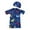 8-Navy, variant on ibiyuan Boys One Piece Swimsuit 4T Boys UPF 50 Sun Long Sleeve Rash Guard Swim Shirt With Matching Swim Trunks For Beach Pool,L