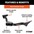 thumbnail image 2 of CURT 13398 Class 3 Trailer Hitch, 2-Inch Receiver, Compatible with Select Mitsubishi Outlander, 2 of 5