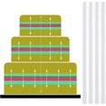 thumbnail image 1 of 30 Gouttières en Plastique Blanc, 24cm Bâtons de Support Réutilisables pour Construction de Gâteaux Multi-Niveaux, 1 of 5