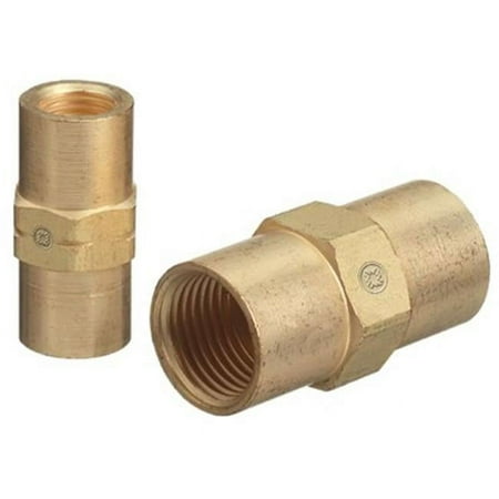 Inert Arc Hose Coupler, Brass, B-Size, Female/Female, RH