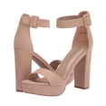 thumbnail image 3 of Sandalia DREAM PAIRS HI-LO Plataforma Tacón Nude Gamuza 9.5, 3 of 8