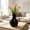 Black, variant on White Two Cats Hugging Double Vase, Abstract Ceramic Flower Holder with Split Necks, Living Room and Entryway Decor, and Tabletop Centerpiece, Great Gift for Home Stylists