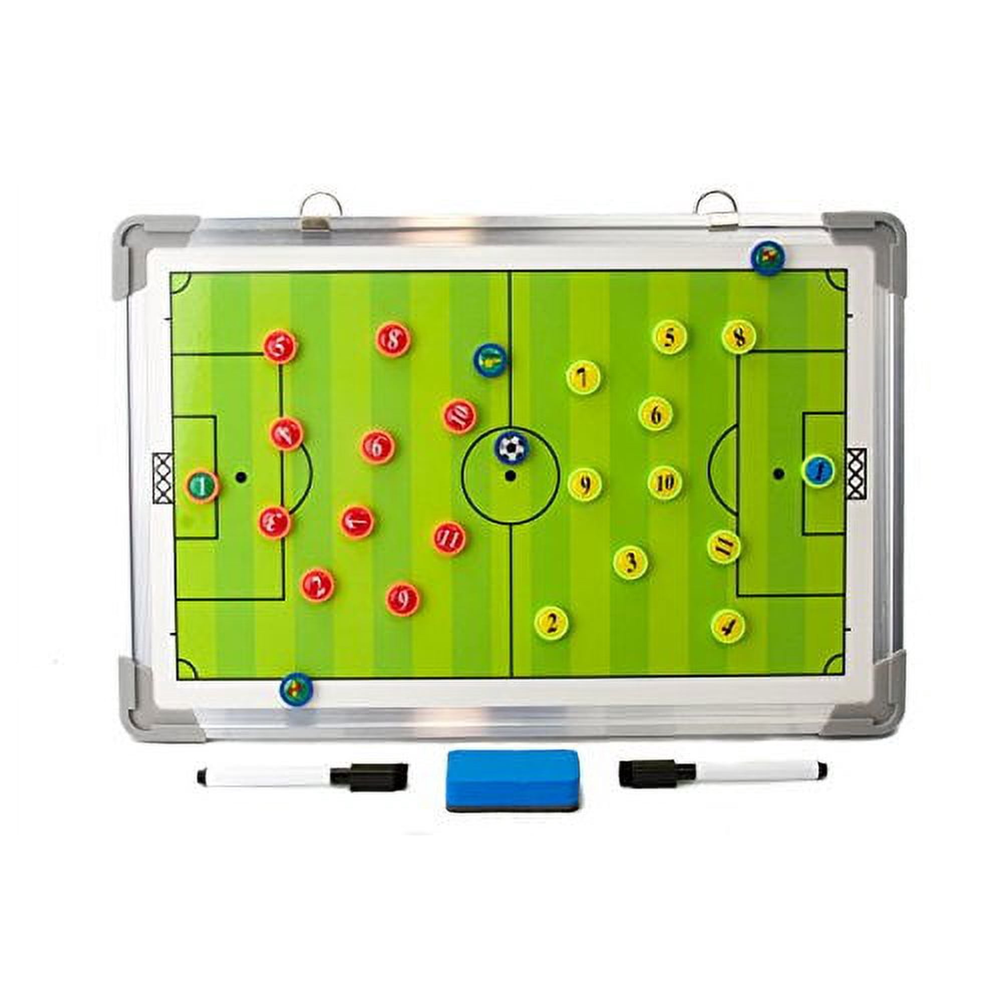 2RGarry Magnetic Soccer Coaches Clipboard, Dry Erase Marker Board