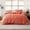 Coral, variant on Sleep Zone Queen Cationic Microfiber Duvet Cover Set, Gray, Soft & Breathable