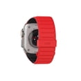 thumbnail image 5 of UAG Apple Watch Band 49/46/45/44mm iWatch Series Ultra 1-3/4-11/SE 1-3, Silicone Double Side Reversible Magnetic Band Watch Strap, Pathfinder Ash/Active Lava, 5 of 9