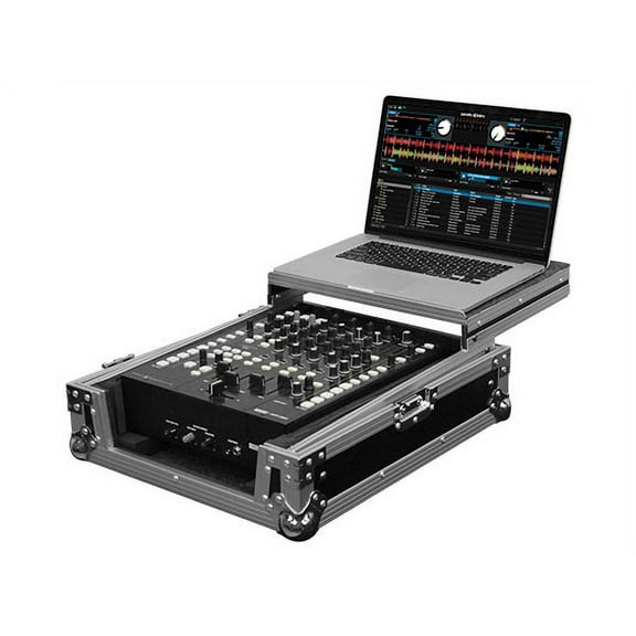 Odyssey FZGS12MX1 Flight Zone Low Profile Glide Style Case for 12-inch DJ Mixer