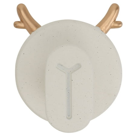 

HOMEMAXS 1Pc Lovely Animal Shaped Hook Decorative Wall Hook Clothing Hanger (White)
