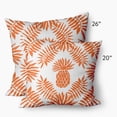 thumbnail image 3 of Simply Daisy 26" x 26" Tropical Orange Polyester Throw Pillow, 3 of 3