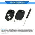 thumbnail image 5 of Unique Bargains Key Shell Case for Honda CR-V 2005-2009 for Honda Accord 2003-2010 Keyless Entry Remote Key Fob Replacement Case 2 Buttons, 5 of 7