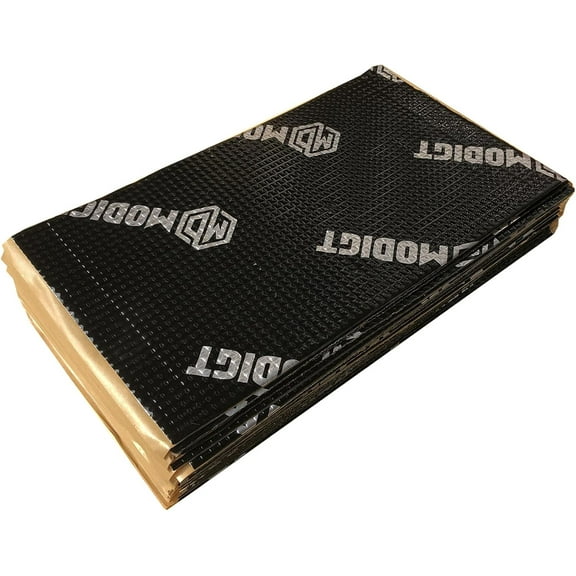 Car Sound Deadening Mat,80mil 2mm 16.14 Sqft Automotive Sound Deadener,Noise Insulation and Vibration Dampening Material 19.6"×11.8"(10PCS)