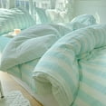 thumbnail image 5 of DONGTIAN Super Soft Washed Cotton Bed Four Piece Set, Summer Small Fresh Duvet Set, Three Piece Set, Dormitory, 5 of 5
