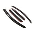 thumbnail image 2 of Tuningpros WD2-057 Outside Mount Window Visor Deflector Rain Guard Dark Smoke 4 Pcs Set For 2004-2006 Chevrolet Aveo, 2 of 5