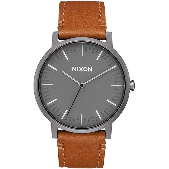 Reloj Nixon Unisex Porter Leather Gris A10582494