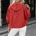 thumbnail image 3 of KyCheLot Women's Plus Size Coats Long Sleeve Zip up Solid Color Hoodie Jackets Loose Breathable Workout Clothes, 3 of 6