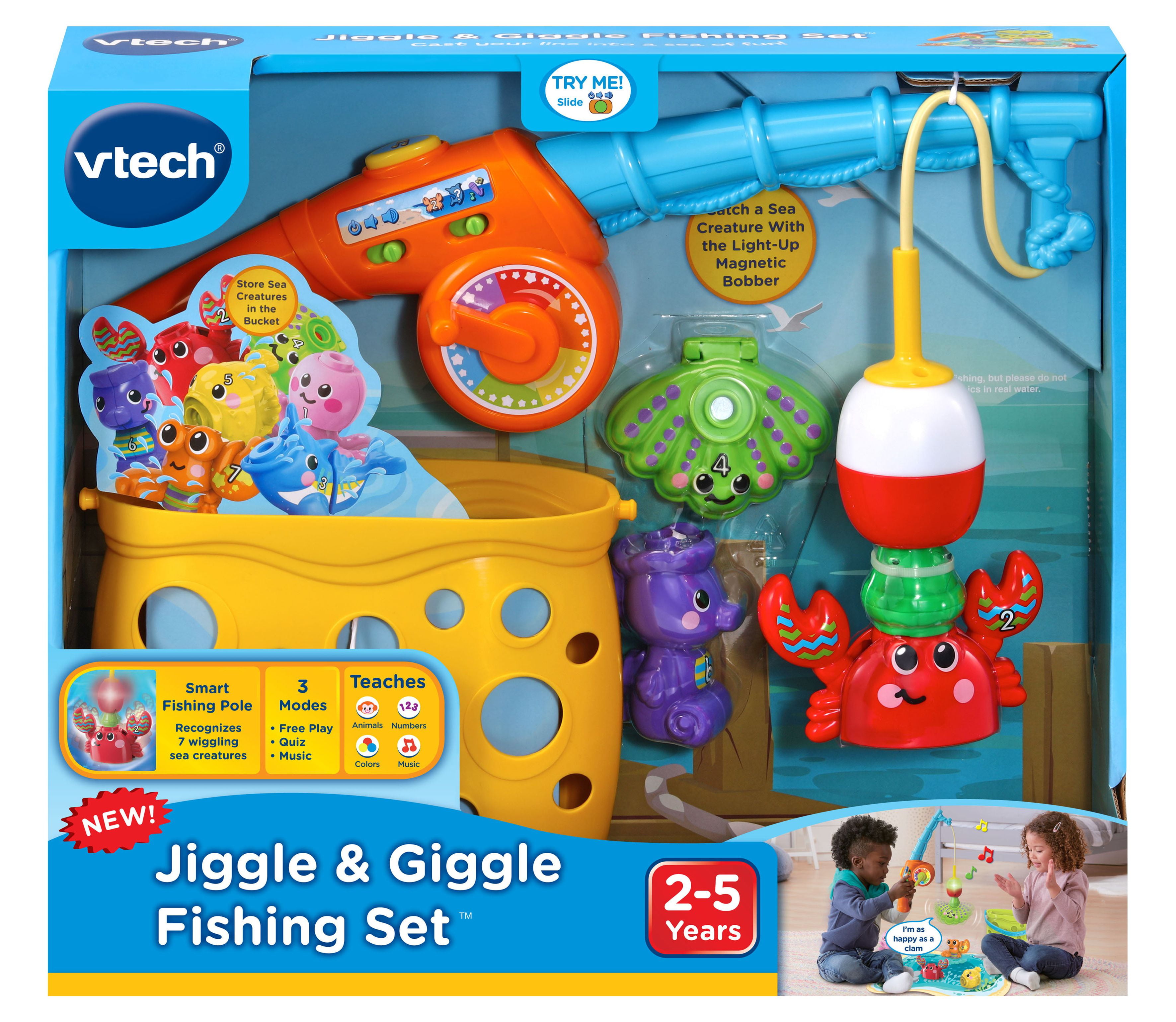 Vtech Jiggle And Giggle Fishing Set Replacement Shark/Whale Piece #3
