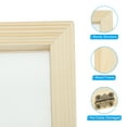 thumbnail image 3 of Unique Bargains 4 Sizes (A4, A5, A6, A7) Wooden Paper Making Mould Deckle Frame, Natural Color, 3 of 5