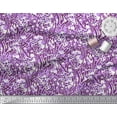 thumbnail image 3 of Soimoi Purple Cotton Duck Fabric Leopard & Wild Animal Skin Print Sewing Fabric BTY 42 Inch Wide, 3 of 3