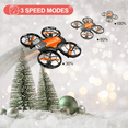 thumbnail image 6 of V8c Drone with 720P HD Camera for Adults and Children FPV Real-Time Video, 2 Modular Batteries and Storage Bag, Orange, 6 of 10