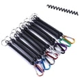 thumbnail image 2 of Security Key Chain Holder Safety Coil Carabiner Rope Tool Safety Belt Clip Hook, 2 of 4