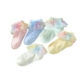 thumbnail image 3 of ITFABS Baby Girls Ankle Short Princess Socks Cotton Lace, 3 of 5
