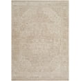 thumbnail image 4 of Hauteloom Tanko Boho Hand Woven Wool Blend Soft Medallion Large Area Rug - Machine Washable Traditional Floral Carpet for Living Room, Bedroom, Dining Room - Beige, Tan, Ivory - 8' x 10', 4 of 6